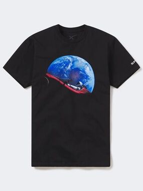 Space X STARMAN Adult Medium Short Sleeve Shirt